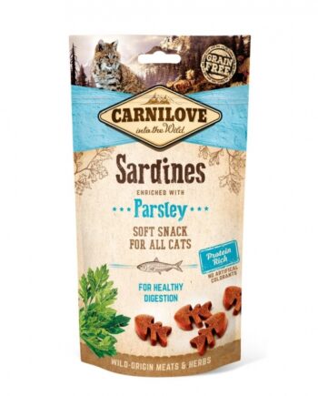 2051 52395 350x435 - Carnilove Cat Semi Moist Snack Sardine, 50 gr