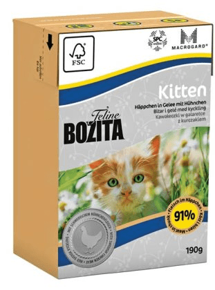 2051 26850 - Bozita Feline Tetra Kitten 190 g