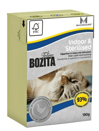 2051 26852 - Bozita Feline Tetra Indoor & Sterilised 190 g