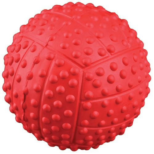 2051 40993 - Trixie Sportsball naturgummi med lyd, ass.farger. 5,5 cm