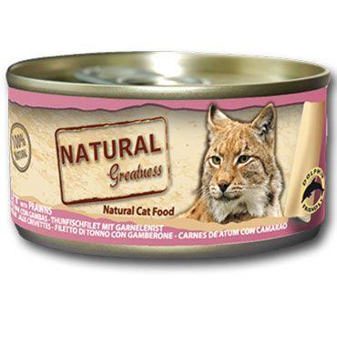 2051 42934 - Natural Greatness Tuna fillet & Pawns våtfôr, 70 gr
