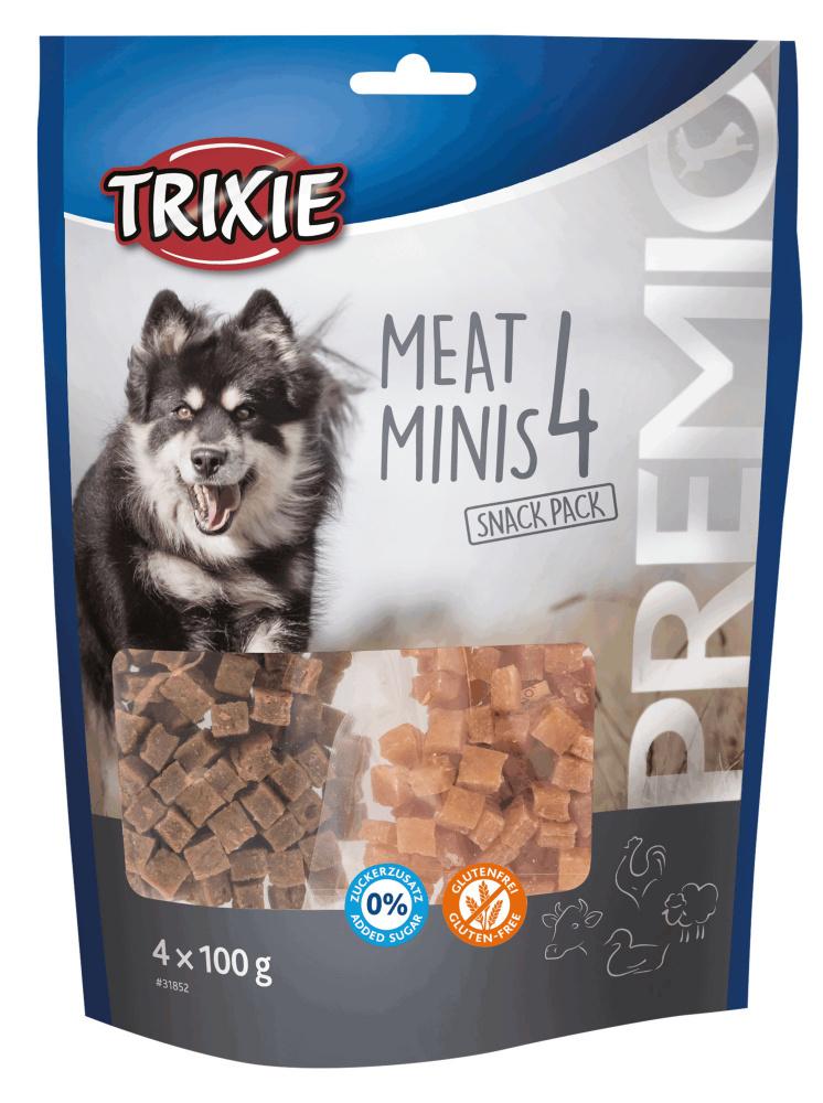 2051 46460 - Trixie Premio Meat Minis snack pack 4x100 gr
