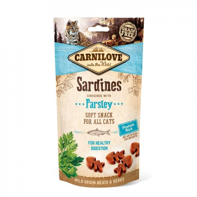 2051 52395 - Carnilove Cat Semi Moist Snack Sardine, 50 gr
