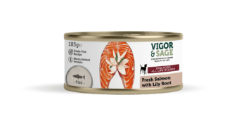 2051 52594 350x172 - Vigor & Sage våtfor hund, Salmon, 185 gr.