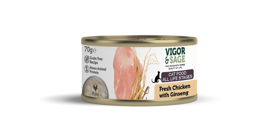 2051 52597 920x451 - Vigor & Sage våtfor katt chicken, ginseng, 70 gr.