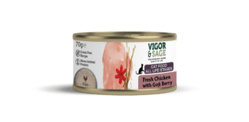 2051 52600 350x172 - Vigor & Sage våtfor katt chicken/godji, 70 gr.