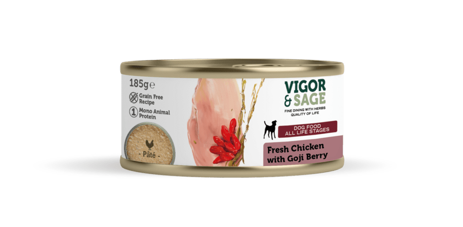 2051 61587 920x451 - Vigor & Sage våtfor hund, Fresh Chicken, puppy, 185 gr.