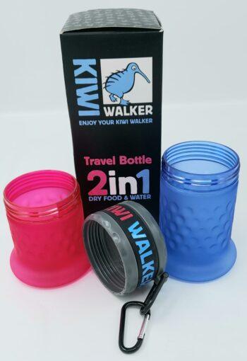 2051 46330 2 350x510 - Kiwi walker travel bottle, 2in1, blå/rosa