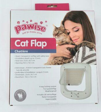 2051 52680 350x389 - Pawise  cat flap, 4 way locking system