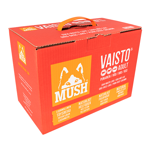 2051 61421 - Mush Vaisto rød, gris-okse-laks 10 kg