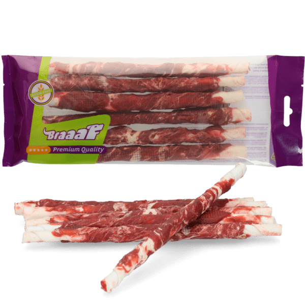 2051 64208 - Braaf rollsticks, 21 cm, beef & fish
