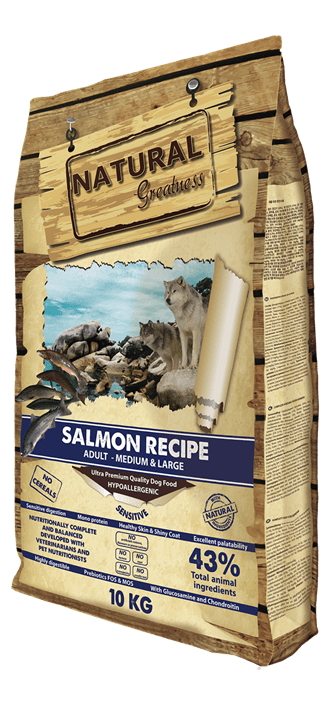2051 64260 - Natural greatness, salmon recipe, adult medium/large, 10 kg