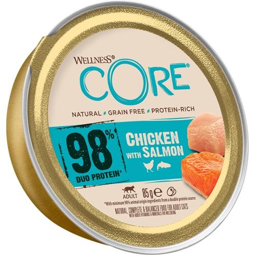2051 64572 - Core, 98 duo% Chicken with salmon, 85 gr