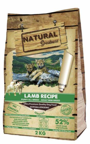 2051 64642 1 350x557 - Natural Greatness, Lamb recipe, puppy all breed, adult mini breed, 2 kg