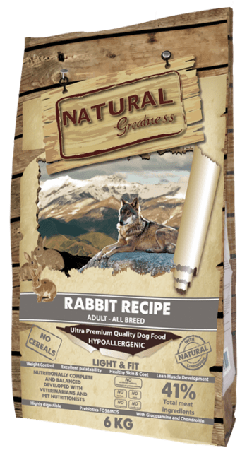 2051 64699 1 350x644 - Natural Greatness Rabbit recipe, Light and fit adult, 6 kg