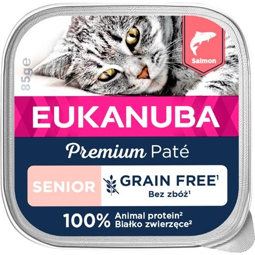 2051 64703 1 - EUK Cat Senior Salmon Pate`, 85 g.