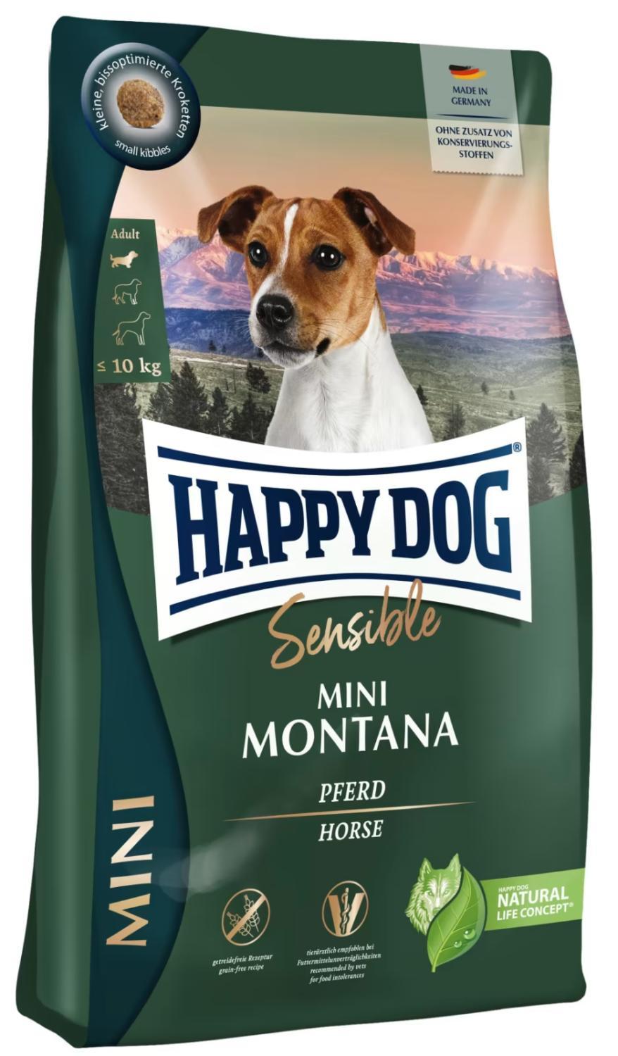 2051 64839 - Happy Dog Sensible Mini Montana 4 Kg, Hest